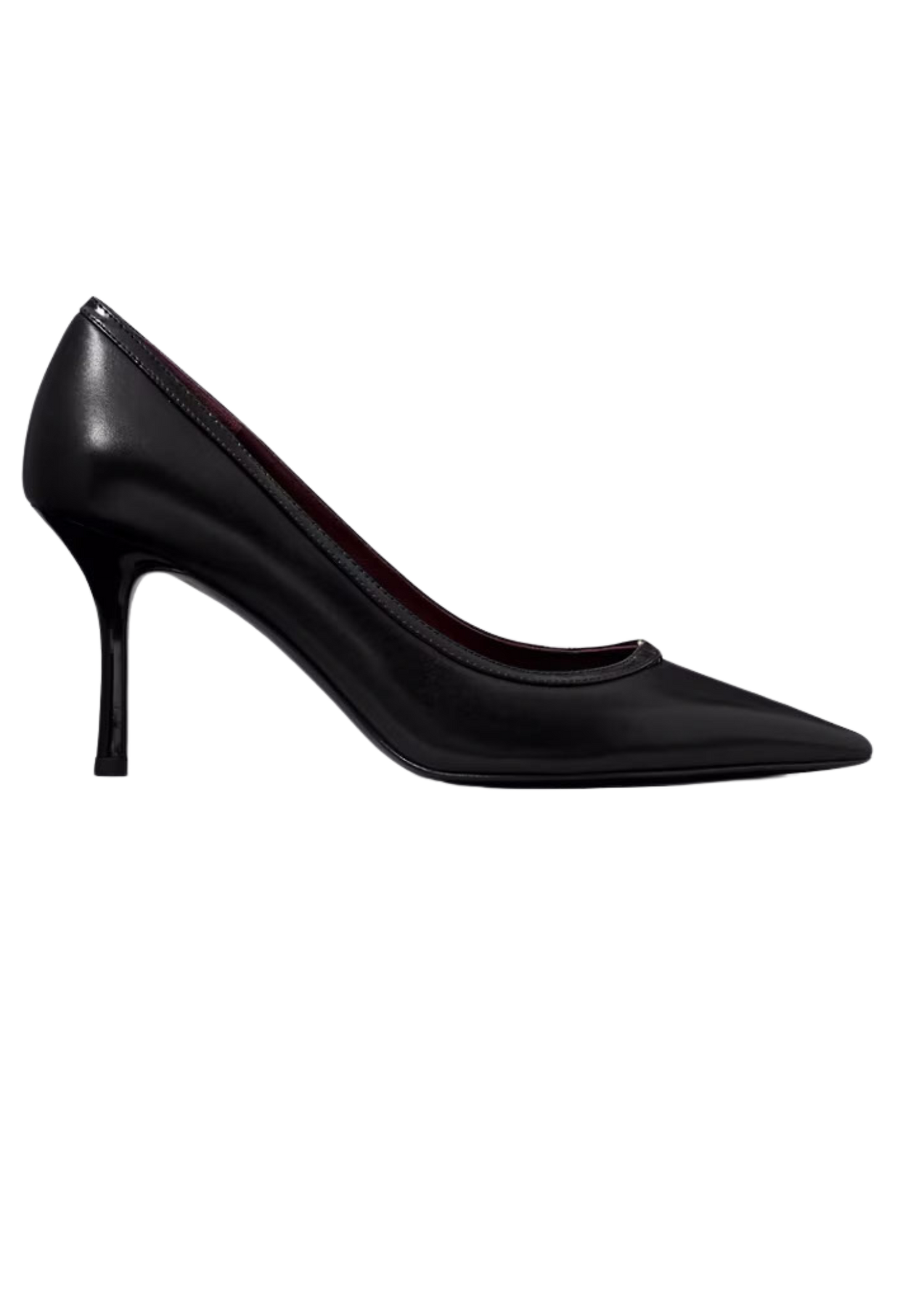 Double T Buckle Pump 80Mm - Perfect Black / Perfect Black