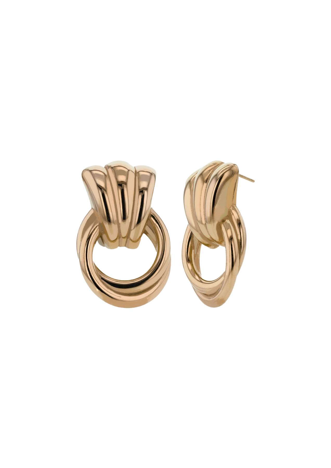 The Oyster Earrings - Guld