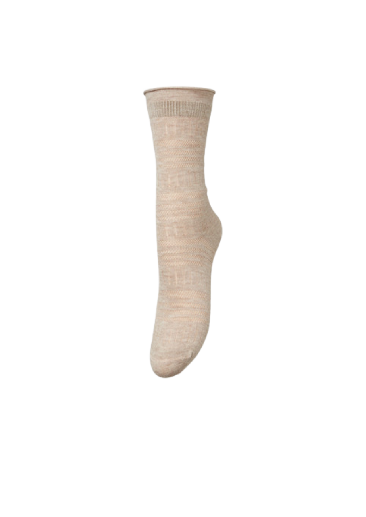 Lucretia Wola Sock - Dark Beige Melange