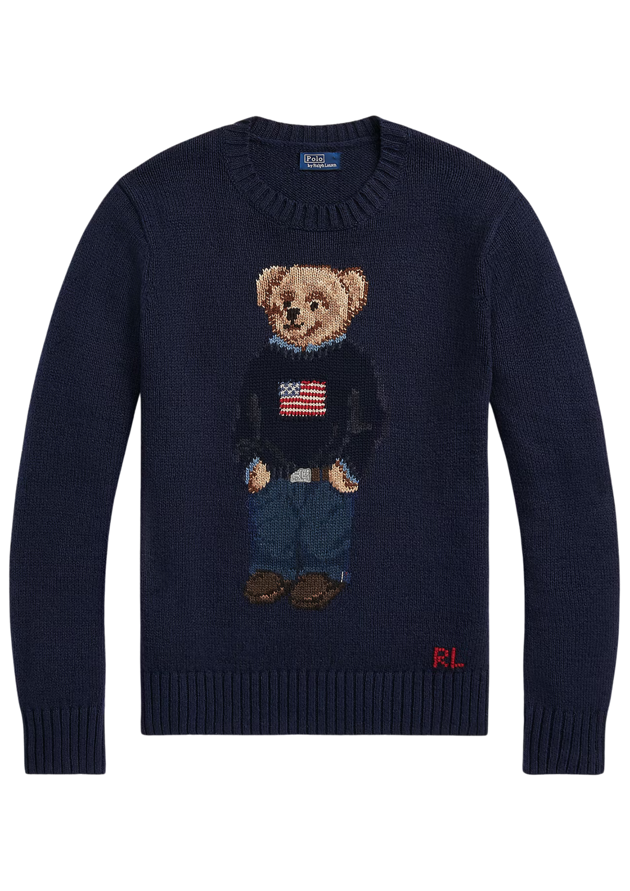 Polo Ralph Lauren Bear Sweater - Navy Multi