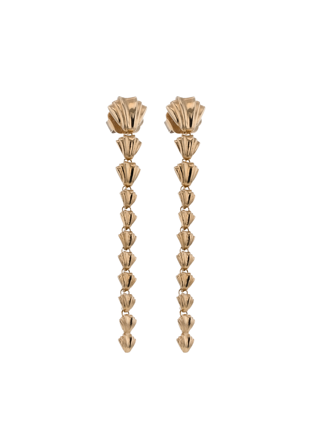 The Long Shell Earrings - Guld