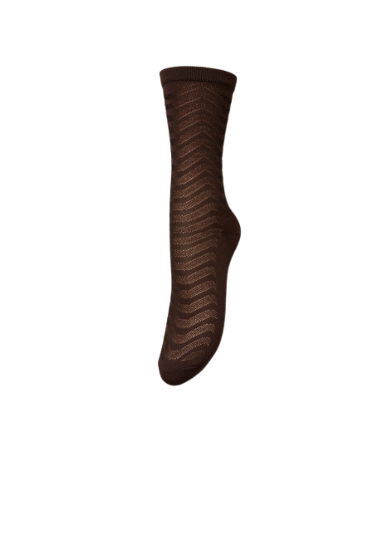 Mina Glitter Sock - Hot Fudge Brown