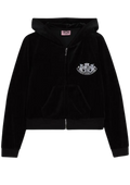 Heritage Dog Crest Robyn Hoodie - Black