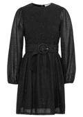 Camden Mini Dress - Black Glitter Dot
