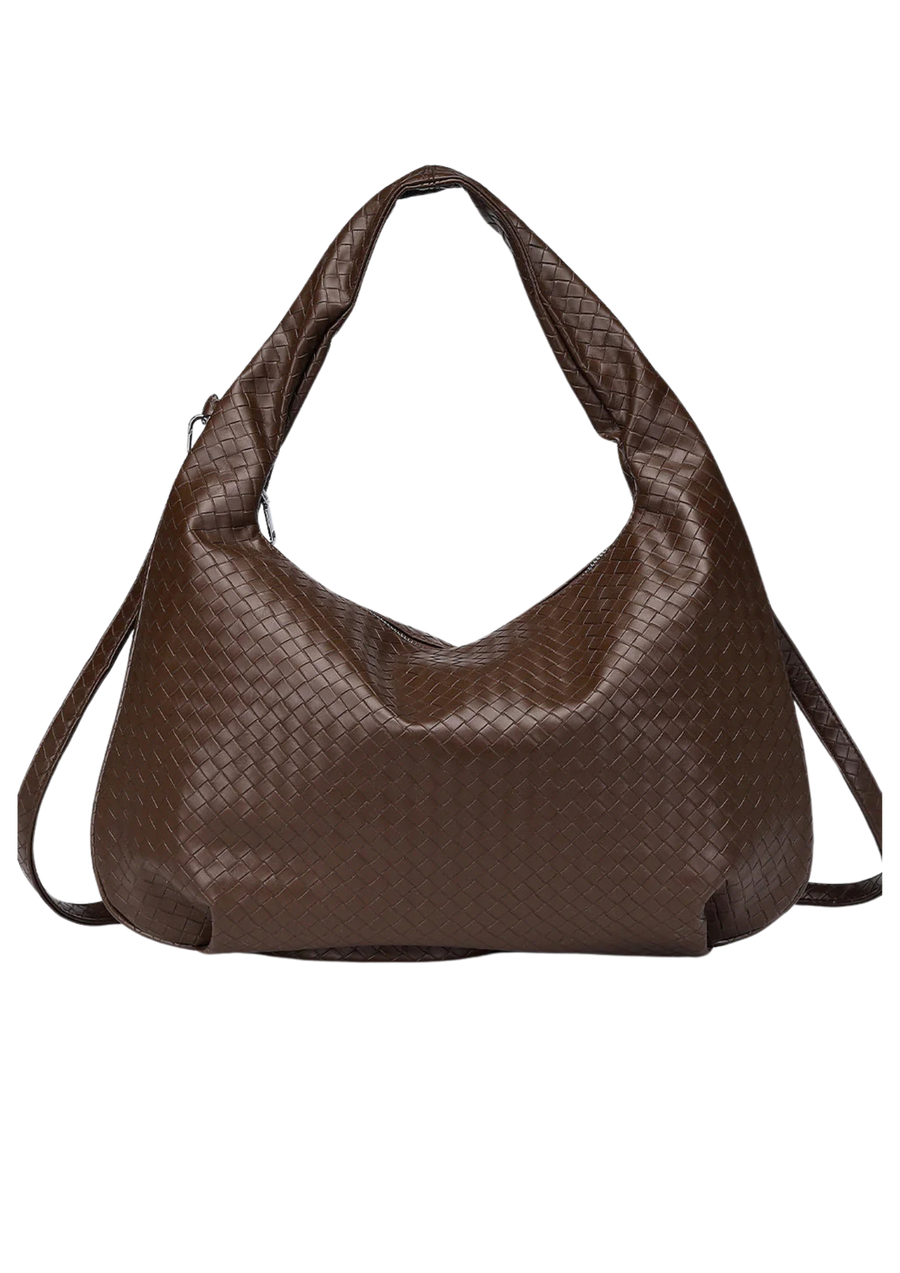 Peony Hobo Bag - Dark Brown