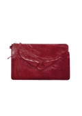 Zadig & Voltaire Angel Pouch Wrinkled Patent