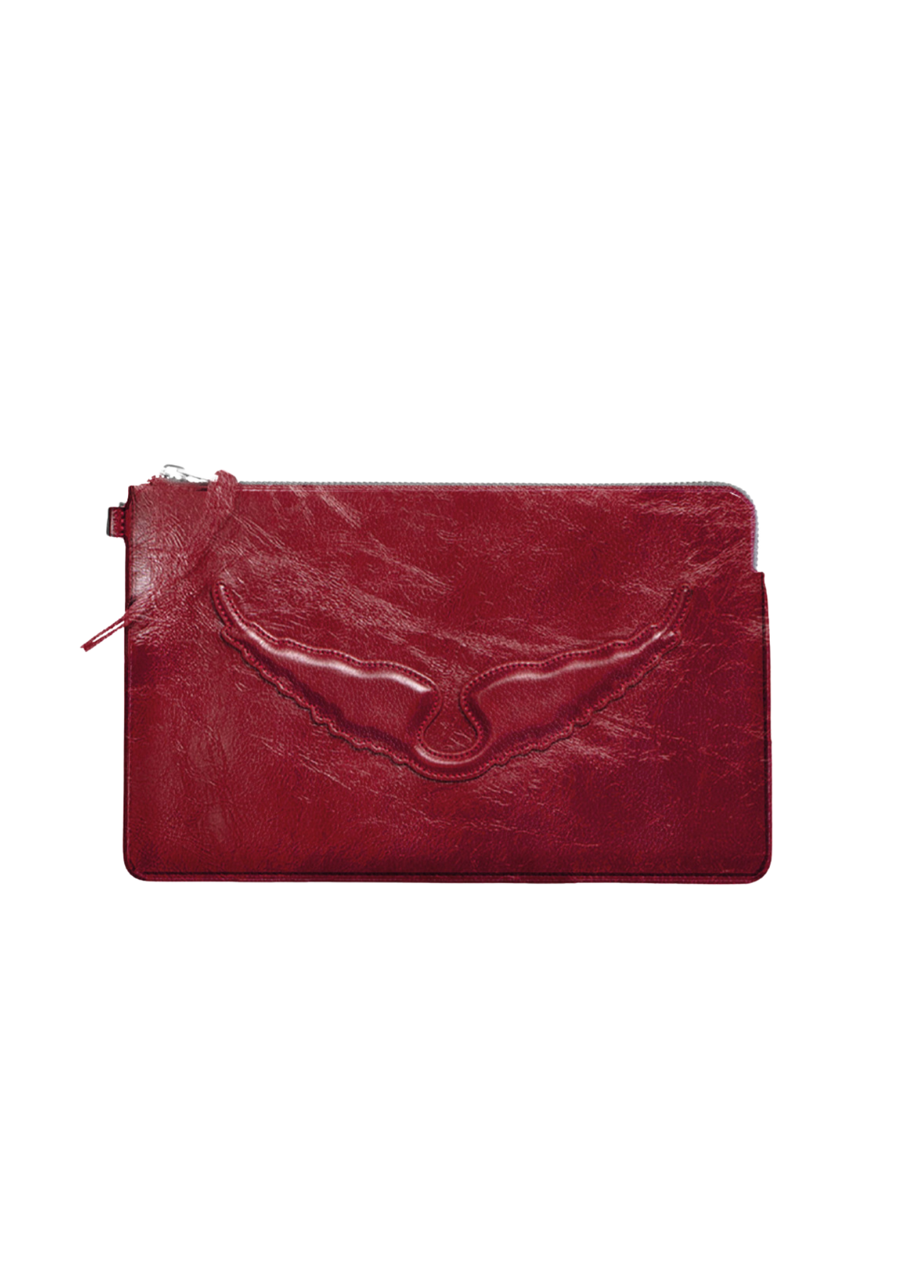 Zadig & Voltaire Angel Pouch Wrinkled Patent