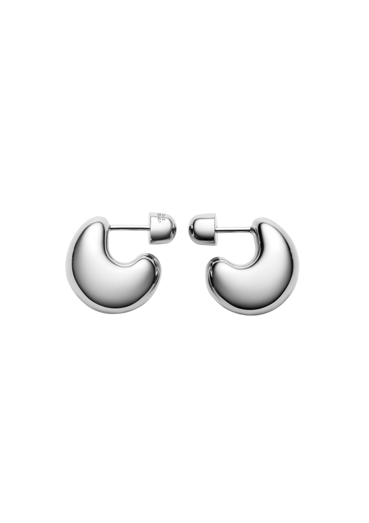 Tryvann Pillow Earring - Silver