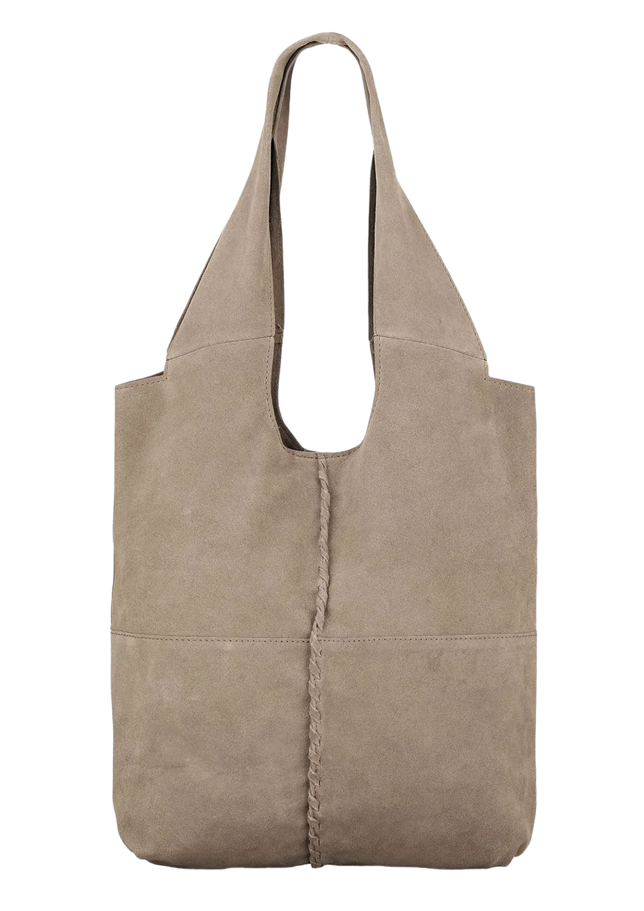 Suede Demi Bag - Moral Gray
