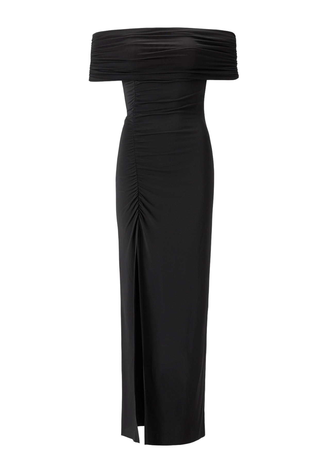 Off-Shoulder-klänning - Svart