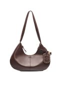 Ganni Bou Bag Hobo Medium - Seal Brown