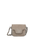 Suede Veg Iris Braid Bag - Porpoise Gray