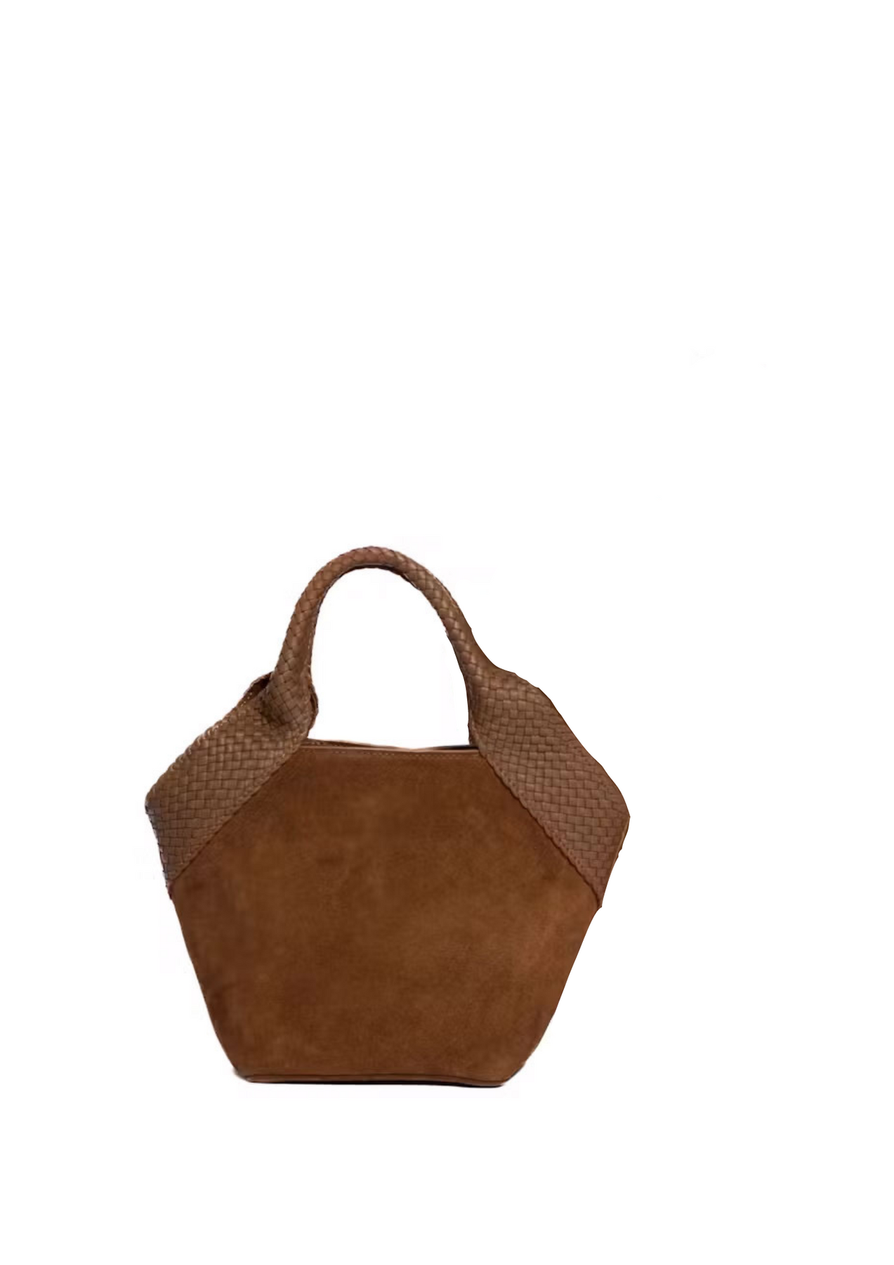 Aura Bag S - Dark Camel Suede