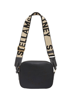 Logo Camera Crossbody Bag - Black
