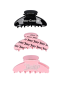 Set Of 3 Hair Clips - Multi