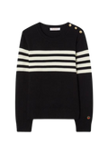 Alexandra Sweater - Black/Ecru