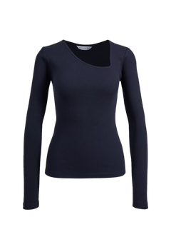 Pino Rib Triangle Neck - Navy