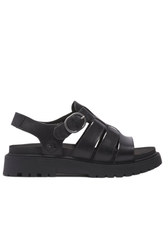 Clairemont Way Fisherman Sandal - Black Full Grain