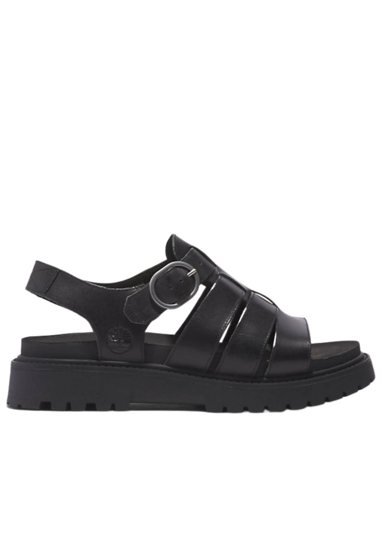 Clairemont Way Fisherman Sandal - Black Full Grain
