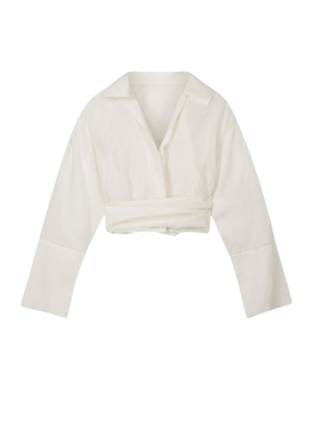 V-Neck Shirt - Off-White