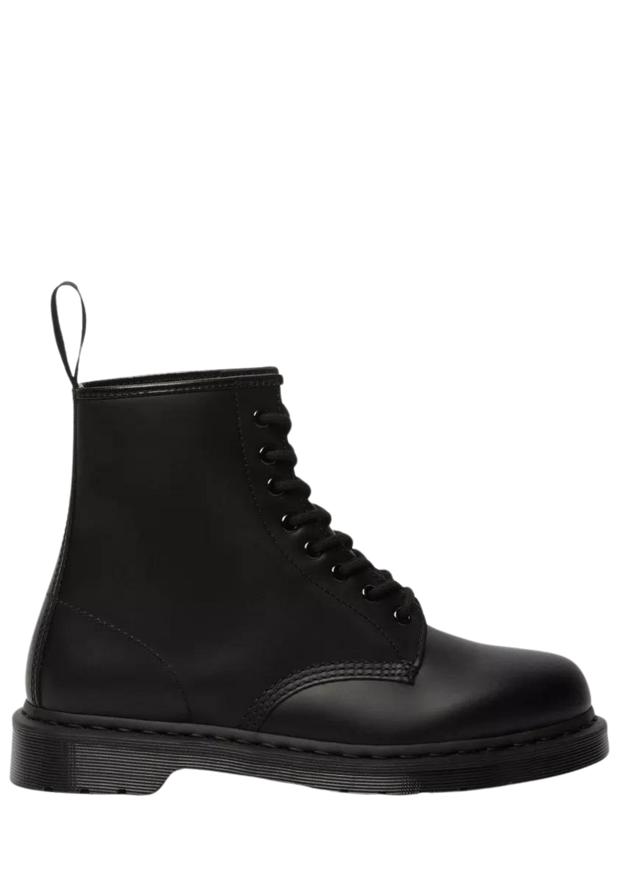 1460 Mono Milled Nubuck Leather Lace Up Boots - Svart