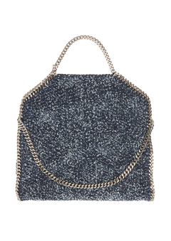 Falabella Fold-Over Bouclé Tote Bag - Ink