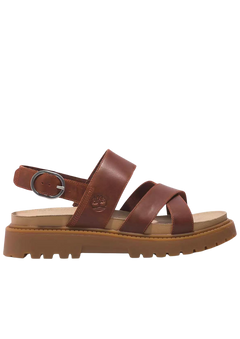 Clairemont Way Backstrap Sandal - Dark Red Full Grain