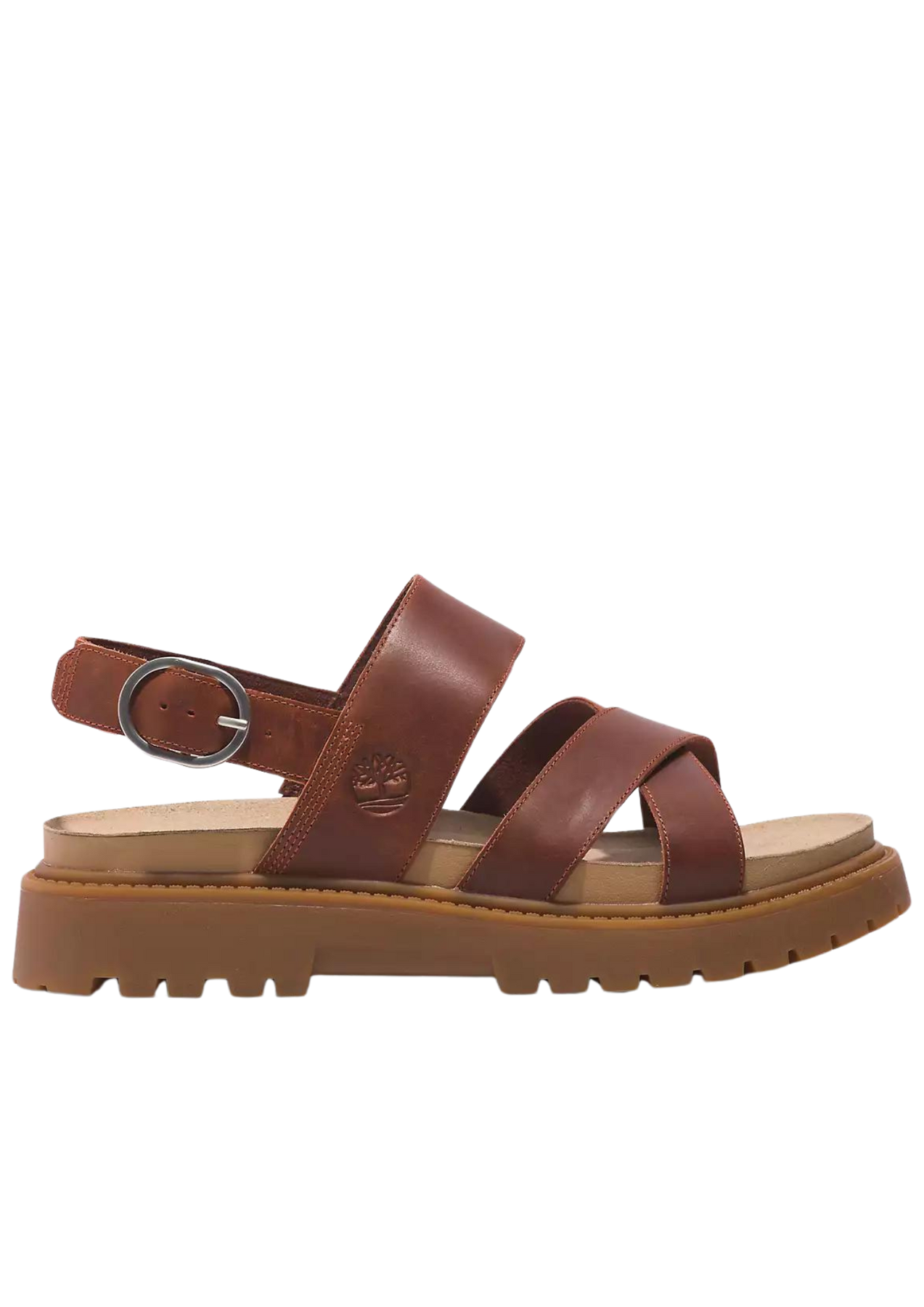 Clairemont Way Backstrap Sandal - Dark Red Full Grain