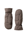 Olina Down Mittens - Dark Taupe