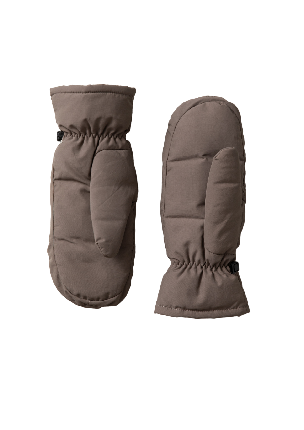 Olina Down Mittens - Dark Taupe