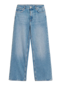 W Wide Jeans - Ljusblå