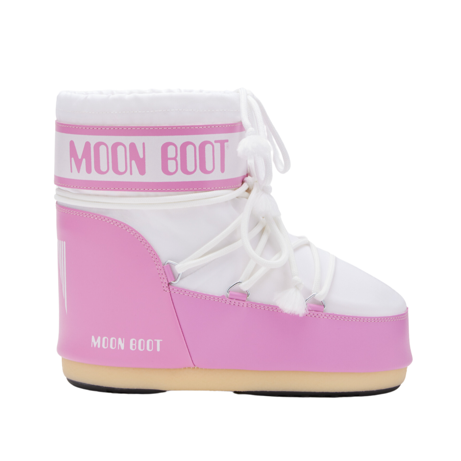 Icon Low Nylon - Pink-White