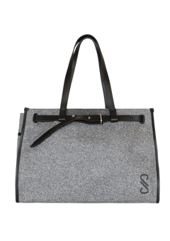 Belted Tote Felt - Slate