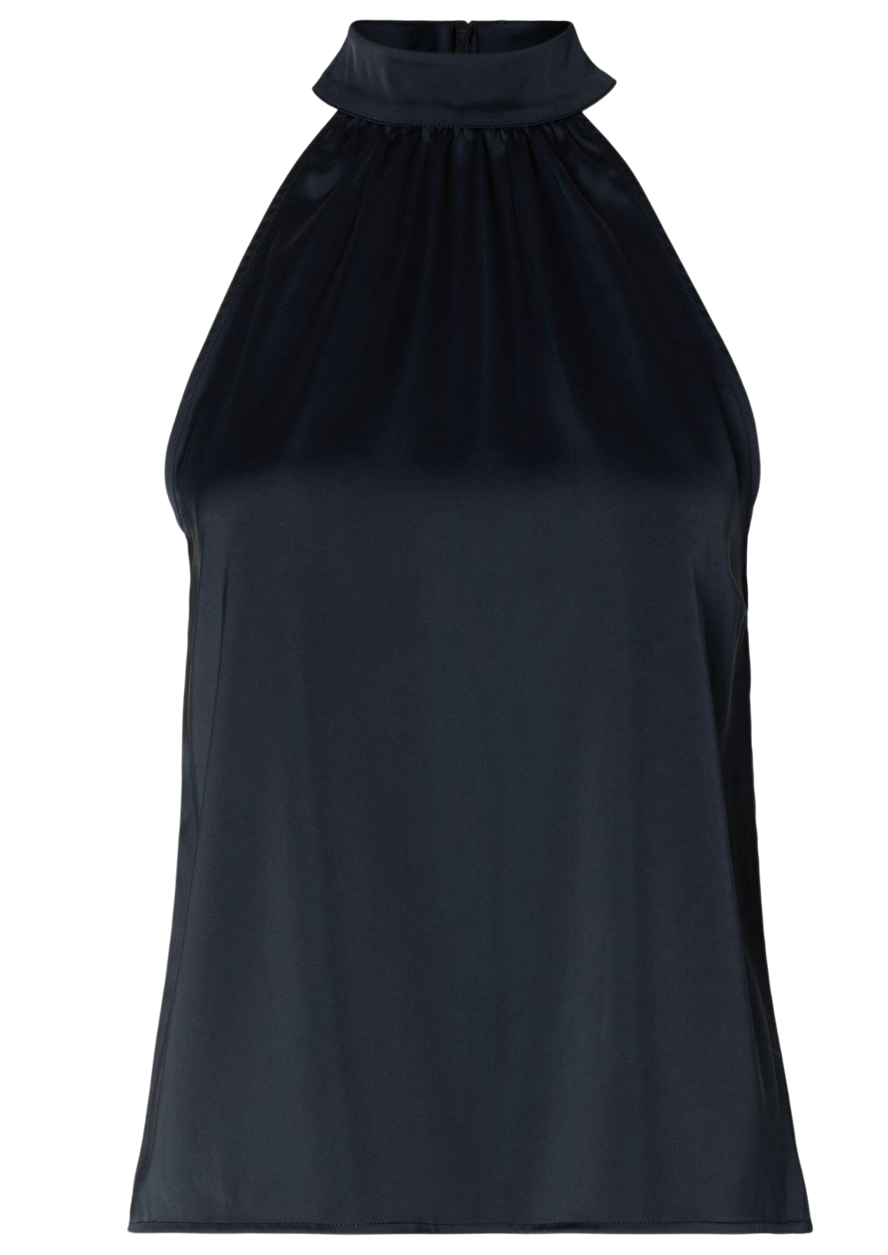 Lena-Rachelle Halterneck Top - Dark Sapphire