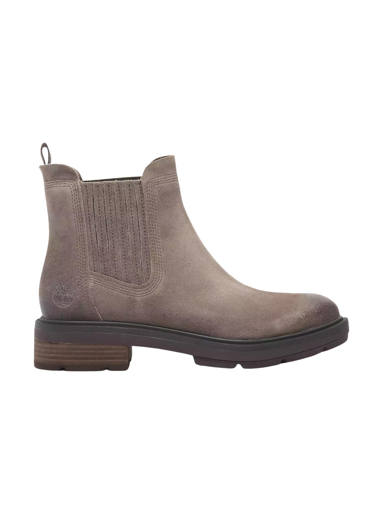 Brimfield Mid Chelsea Boot - Md Brown Suede