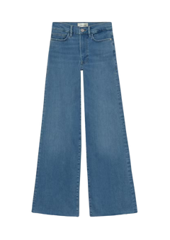 Le Slim Palazzo Raw Fray - Clearwater