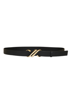 Monogram Belt In Shiny Calf - Black