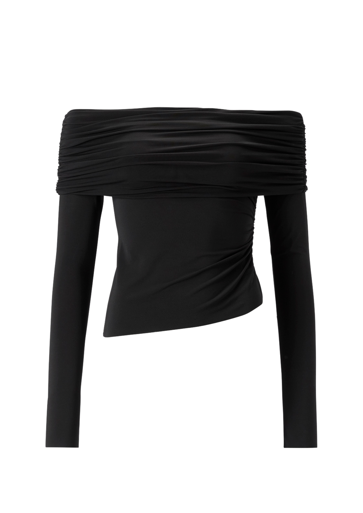 Off-Shoulder Top - Svart