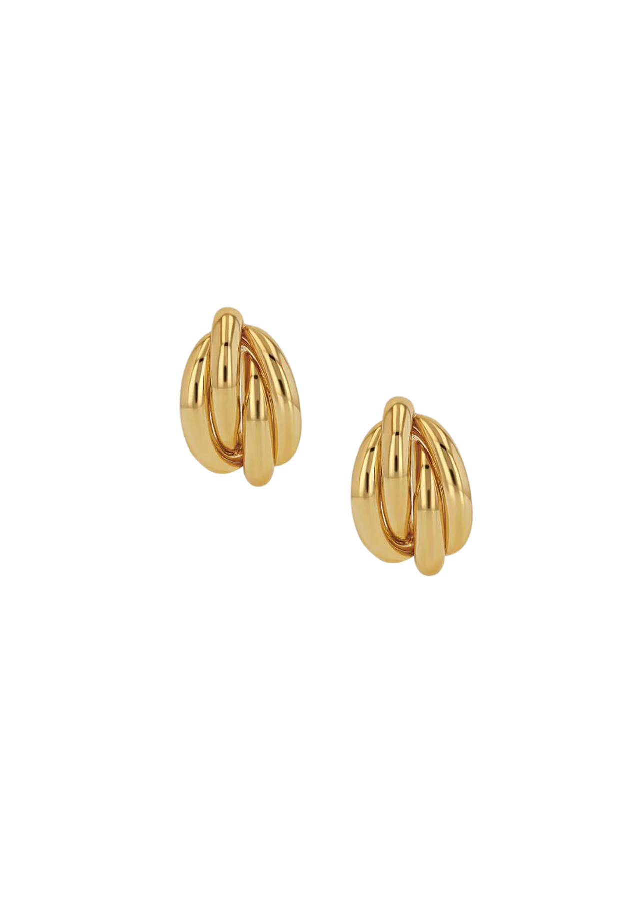 Knot Earrings - Gold