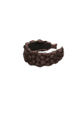 Helena Braided Hairbrace - Hot Fudge Brown