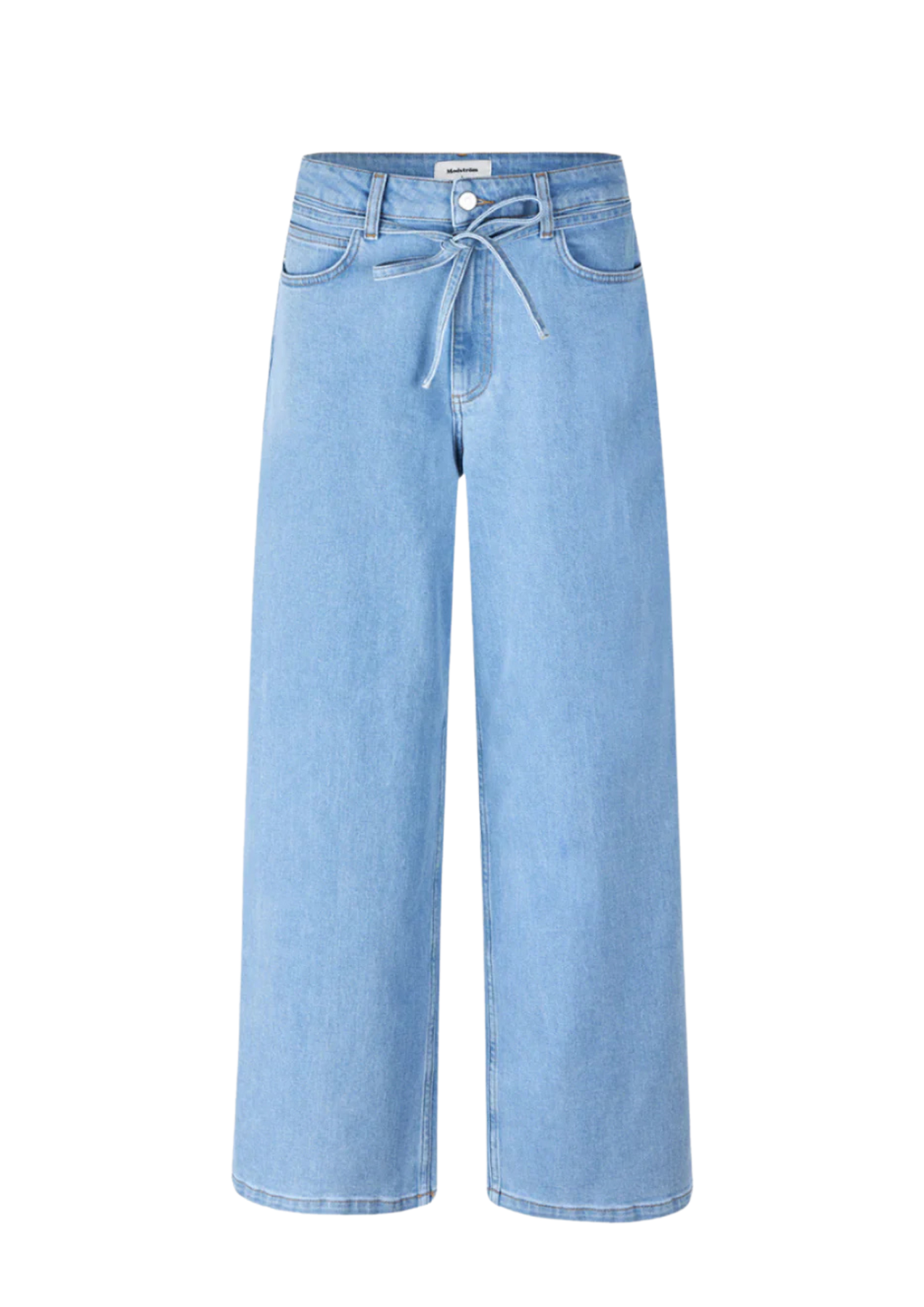 Isolde Solid Pants - Ljusblå tvätt