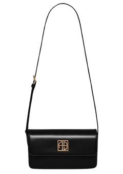 Elly Crossbody Bag - High-Shine Black