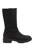 Brimfield Tall Pull On Boot - Svart Mocka