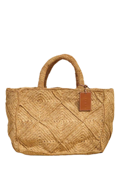 Sunset Bag Large - Tan Crochet