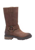 Brimfield Tall Pull On Boot - Dk Brn Suede