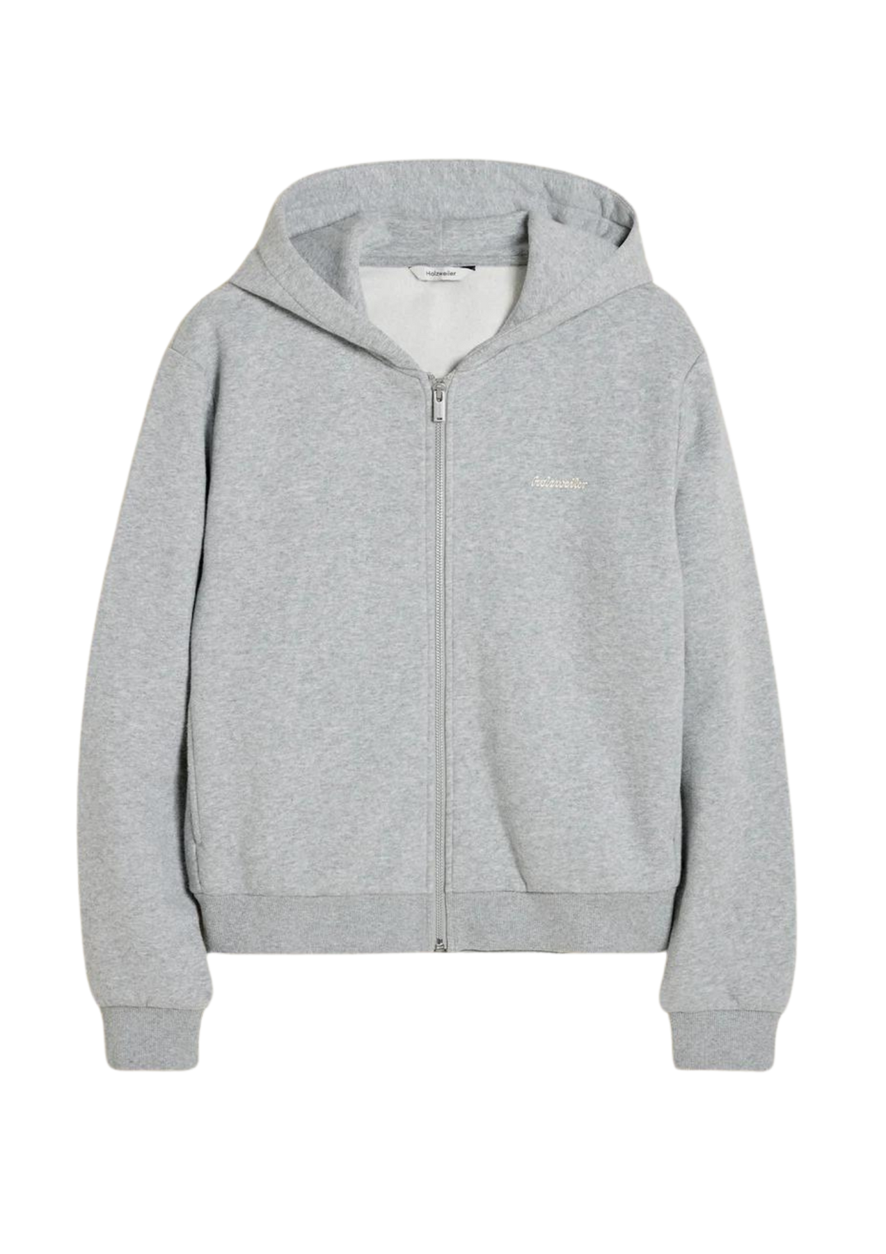 Holzweiler W Regular Zip Hoodie - Grey Mix