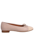 A6021 - Beige Patent/Beige Nappa
