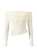 Off-Shoulder Topp - Offwhite