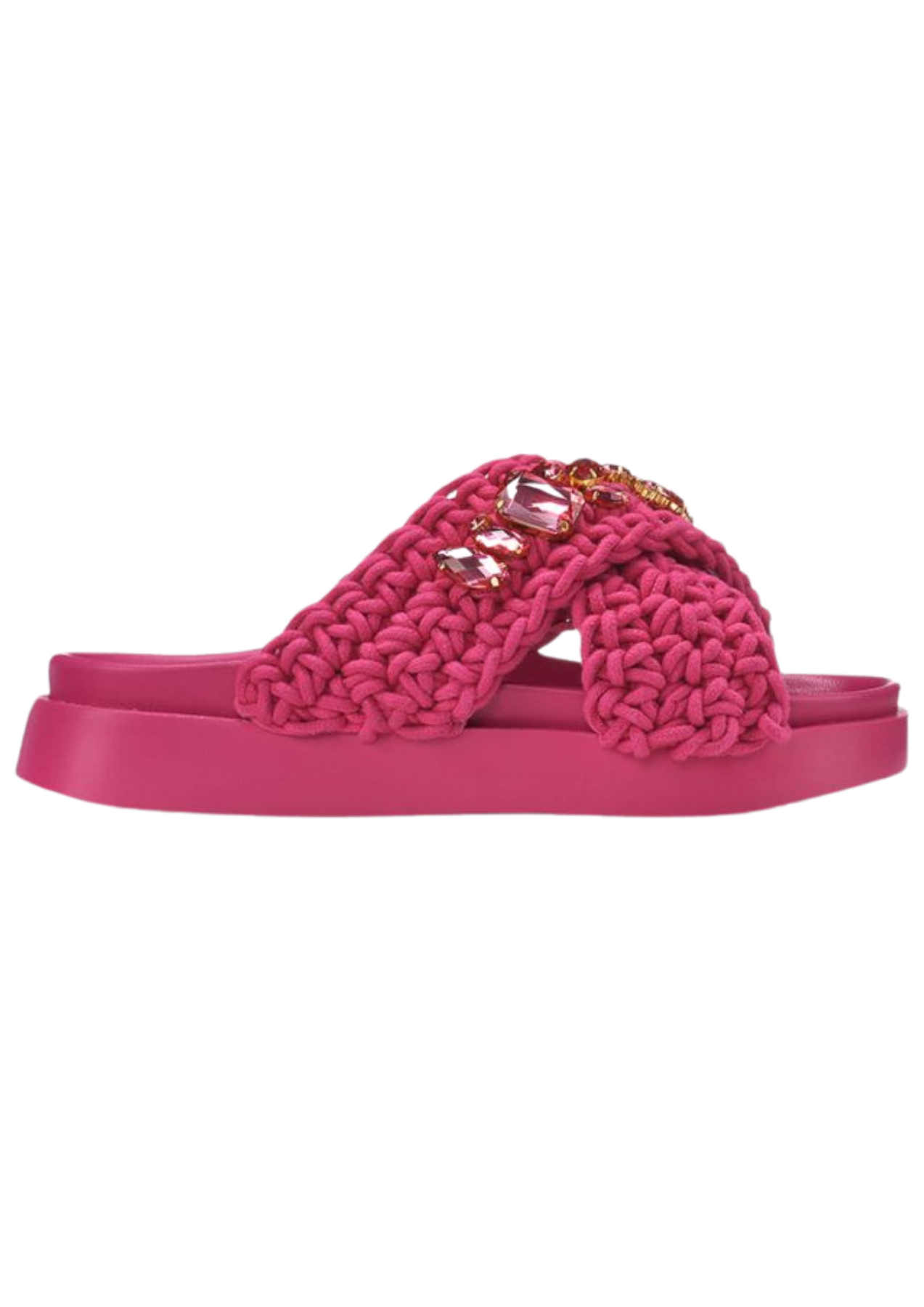 Woven Stones -  Fuchsia