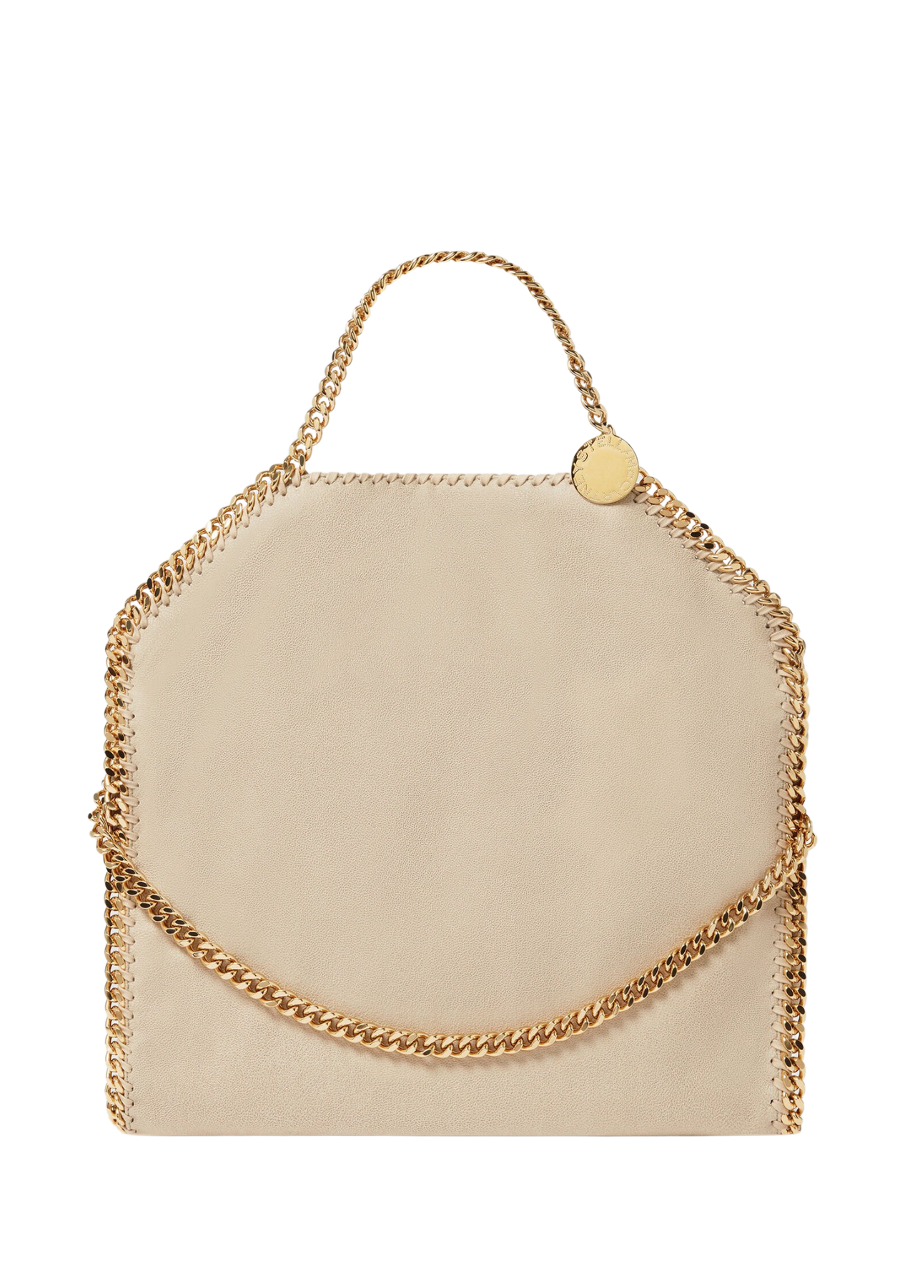 Falabella Fold-Over Tote Bag - Butter Cream